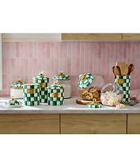 MacKenzie-Childs Check Kitchen Canister