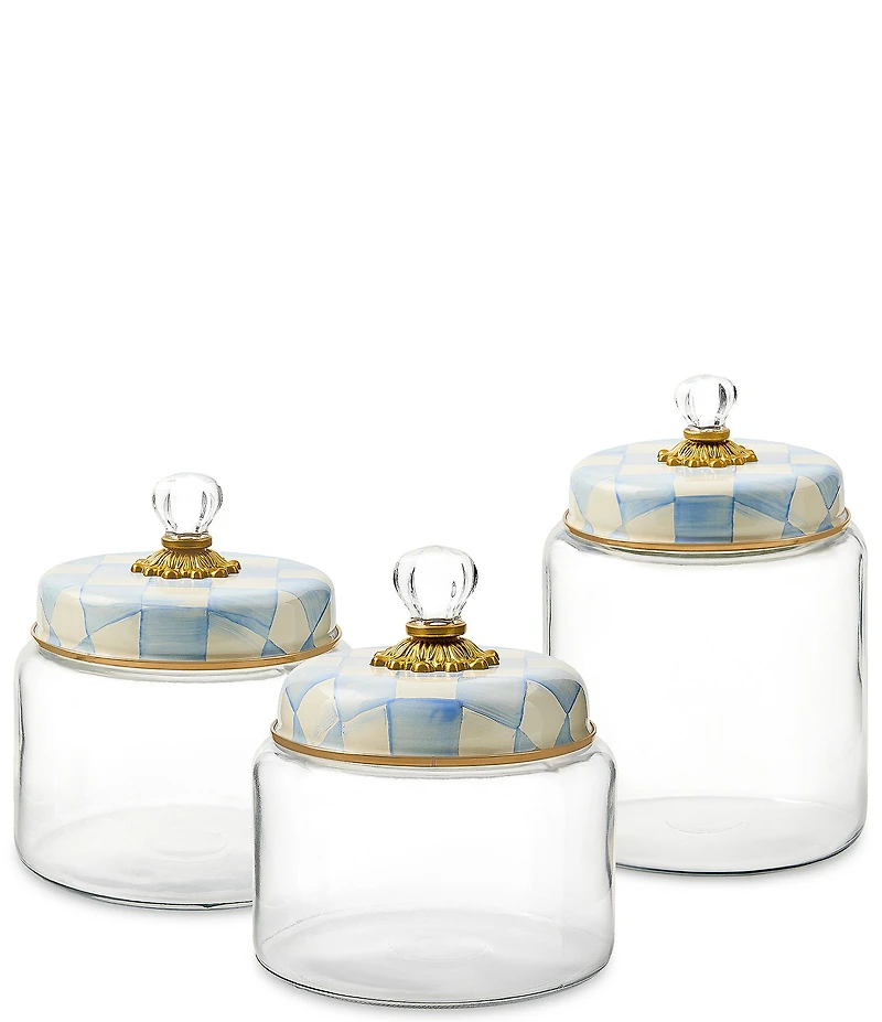 MacKenzie-Childs Check Kitchen Canister