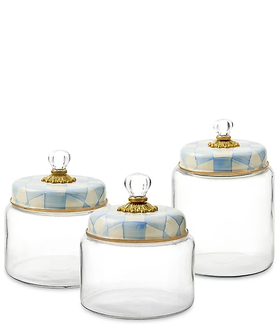 MacKenzie-Childs Check Kitchen Canister