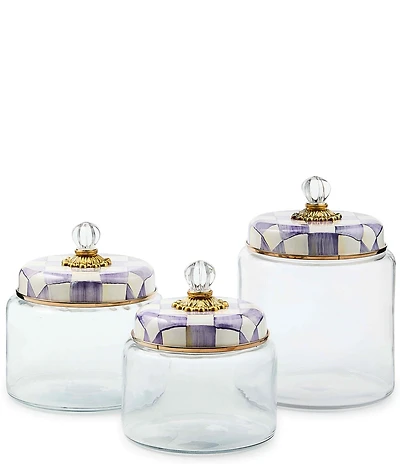 MacKenzie-Childs Check Kitchen Canister