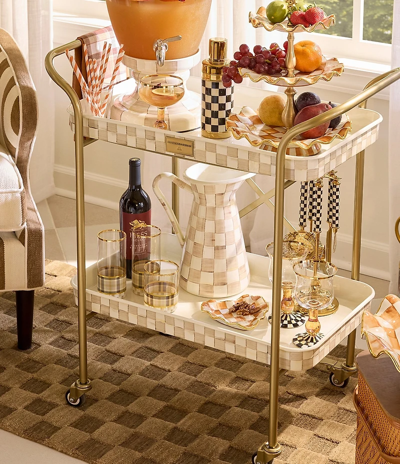 MacKenzie-Childs Check Practical Pitcher