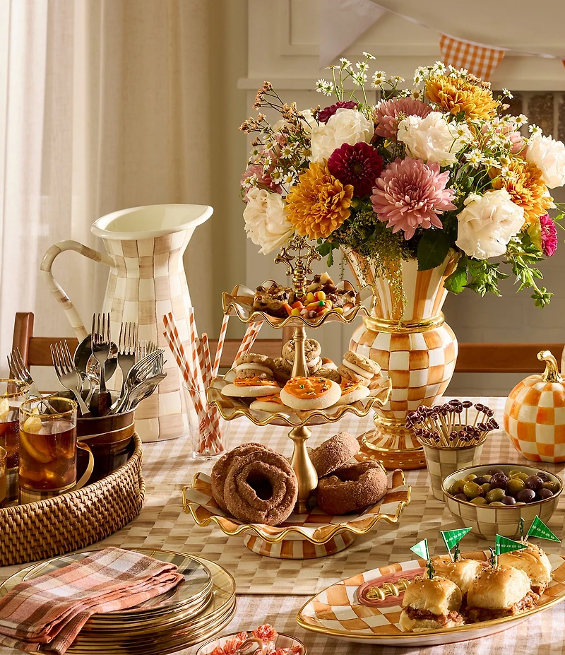 MacKenzie-Childs Check Practical Pitcher