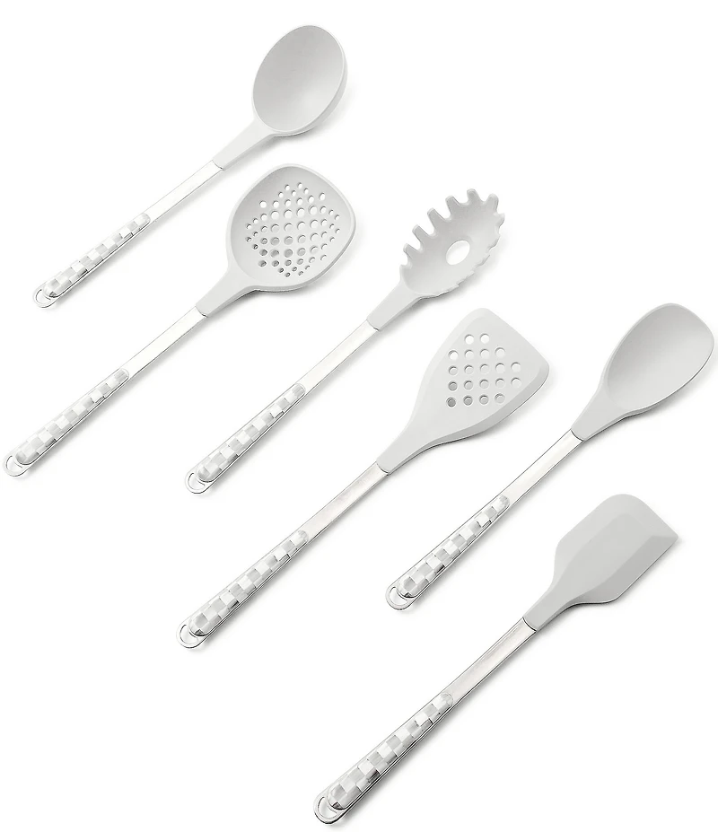 MacKenzie-Childs Check Utensil Caddy Set