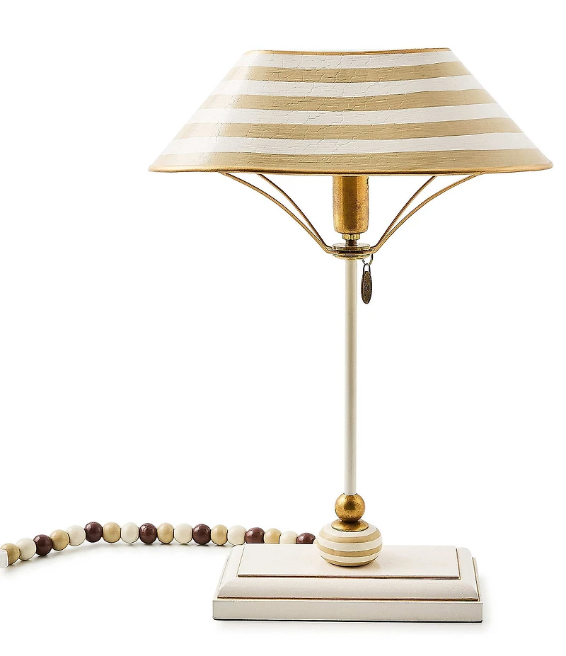 MacKenzie-Childs Mocha Library Lamp