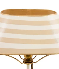 MacKenzie-Childs Mocha Library Lamp