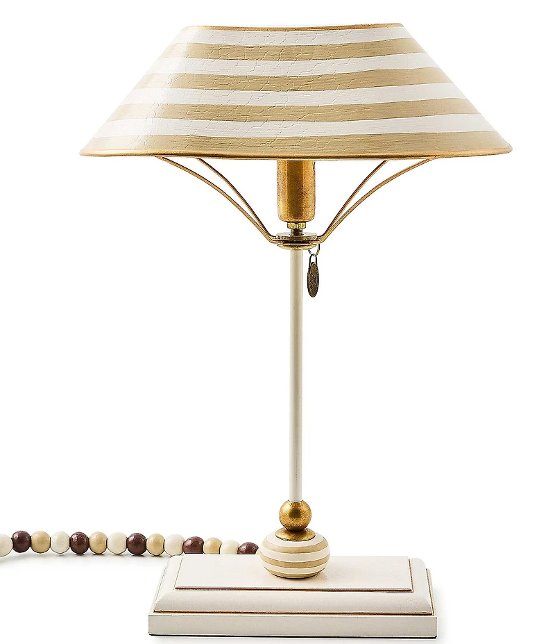 MacKenzie-Childs Mocha Library Lamp