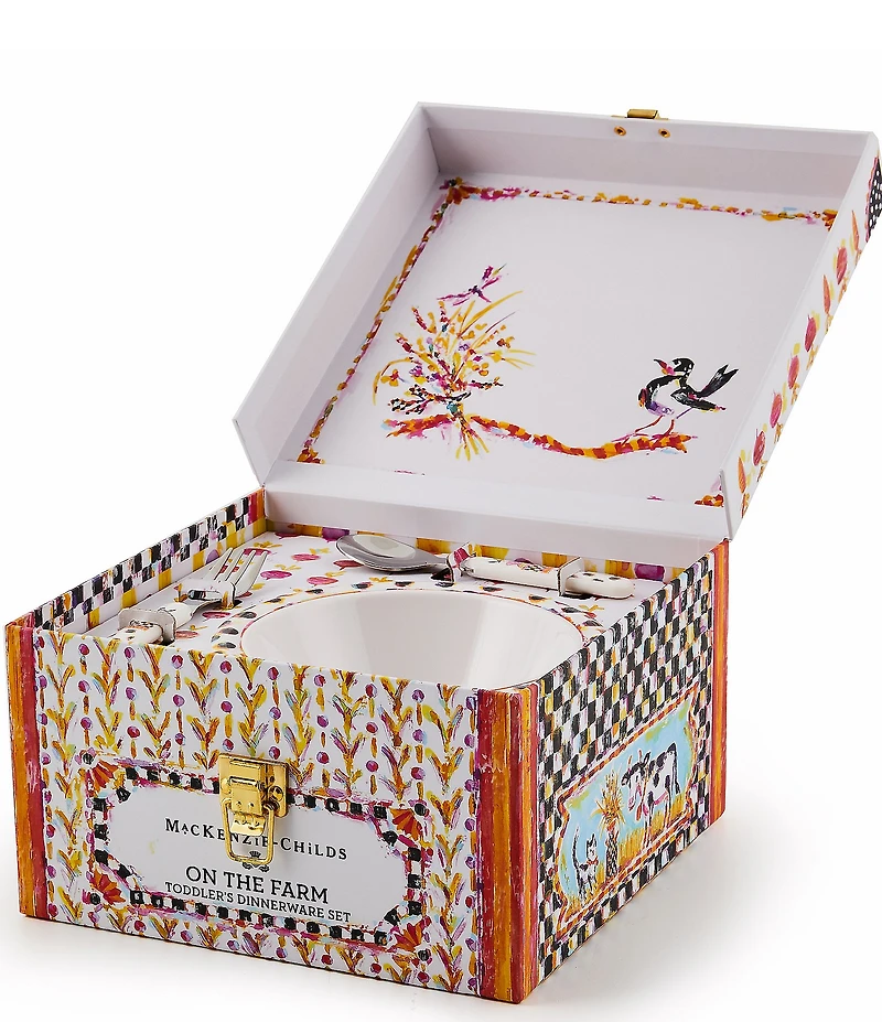 MacKenzie-Childs On the Farm Toddler's Dinnerware Set