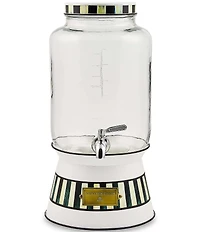 MacKenzie-Childs Outdoor Collection Spectator Galvanized Beverage Dispenser