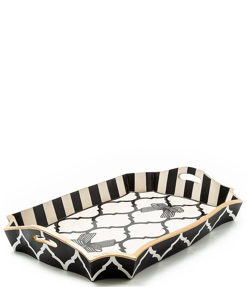 MacKenzie-Childs Pretty as a Bow Large Tray