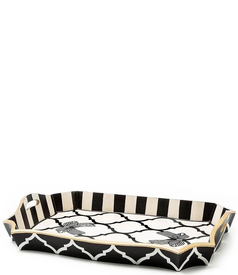 MacKenzie-Childs Pretty as a Bow Large Tray