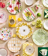 MacKenzie-Childs Queen Bee Dinner Plate