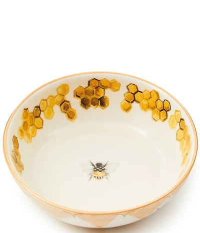 MacKenzie-Childs Queen Bee Stoneware Serving Bowl
