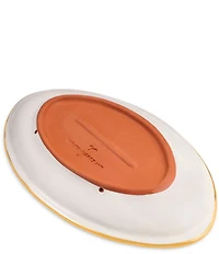 MacKenzie-Childs Check®Ceramic Football Serving Platter