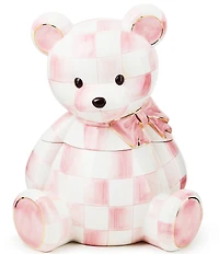 MacKenzie-Childs Rosy Bear Cookie Jar