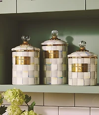 MacKenzie-Childs Check Canister