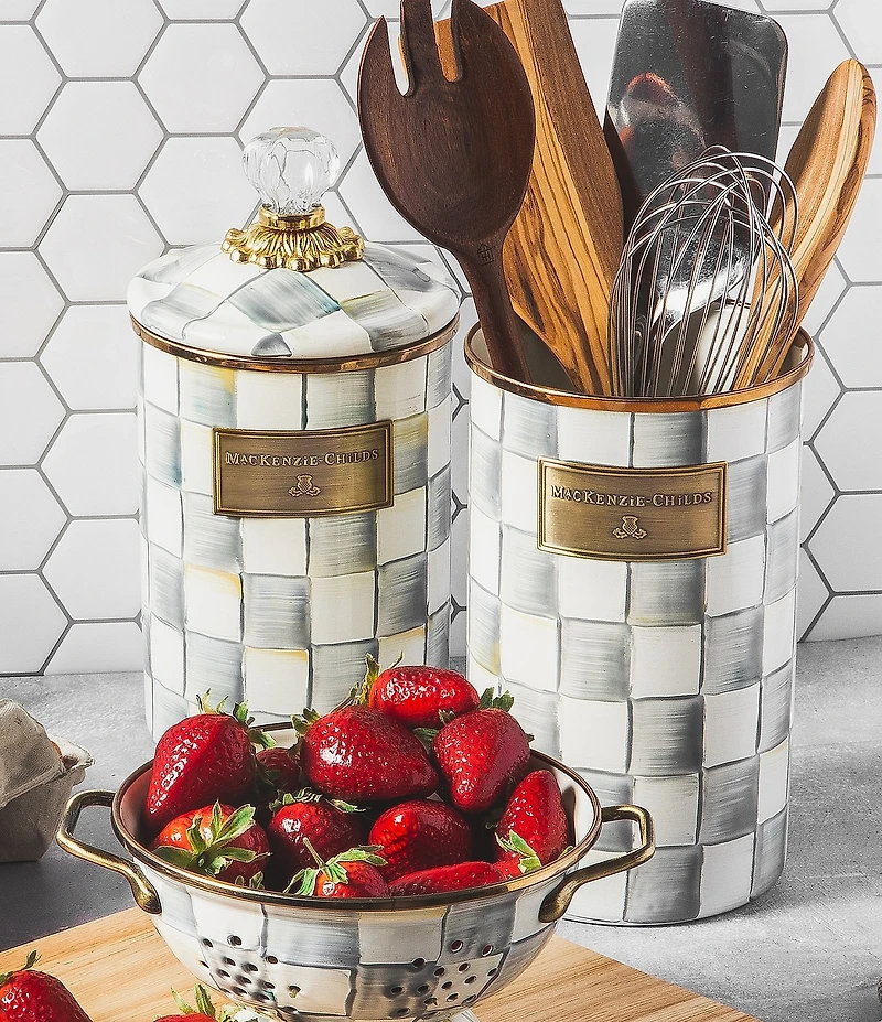 MacKenzie-Childs Check Canister