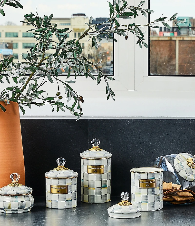 MacKenzie-Childs Check Canister