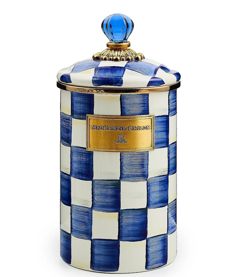 MacKenzie-Childs Check Canister