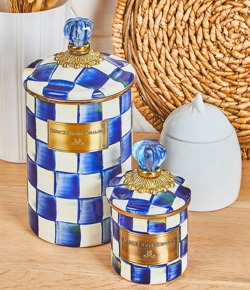 MacKenzie-Childs Check Canister