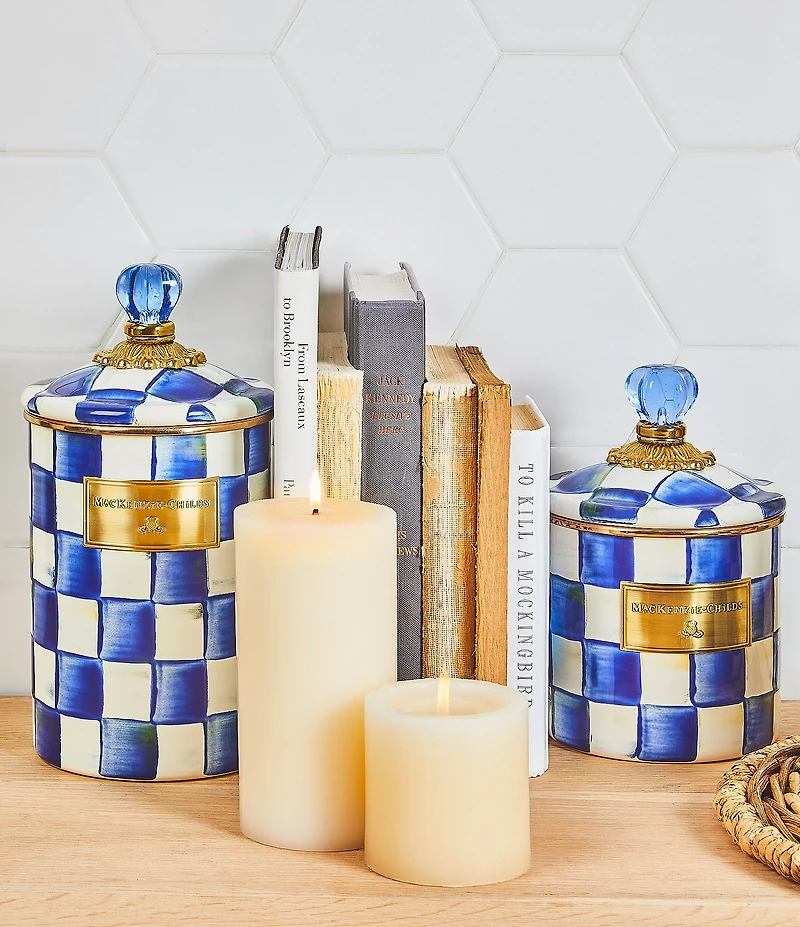 MacKenzie-Childs Check Canister