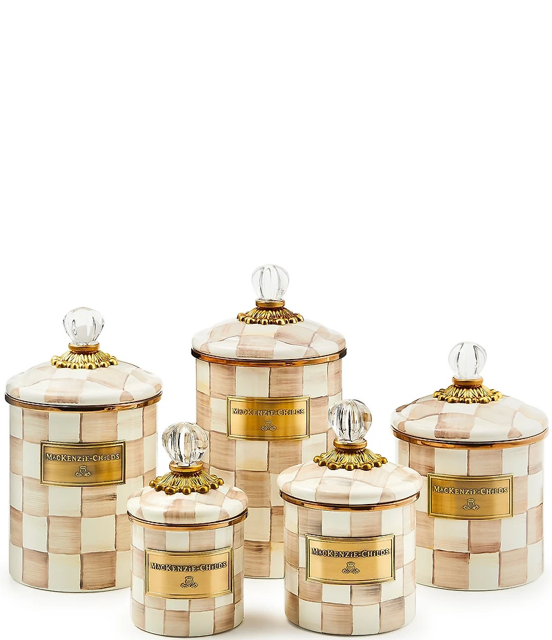 MacKenzie-Childs Check Canister