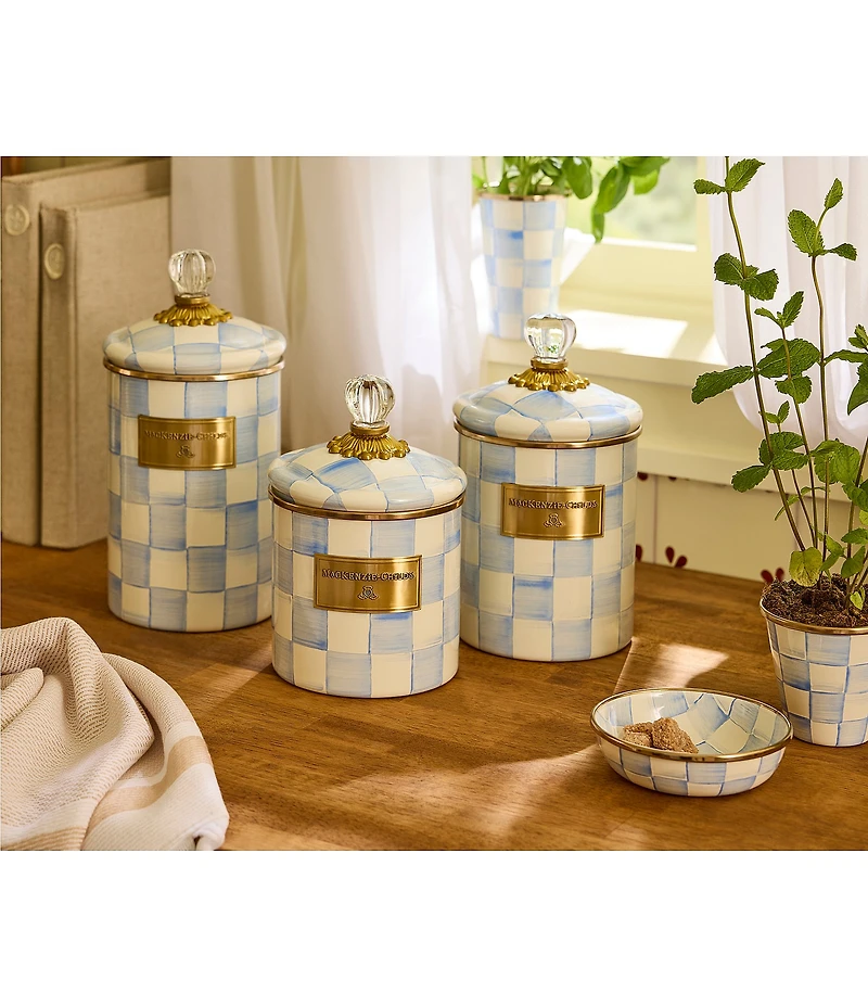 MacKenzie-Childs Check Canister