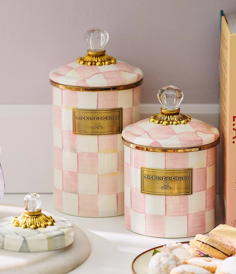 MacKenzie-Childs Check Canister