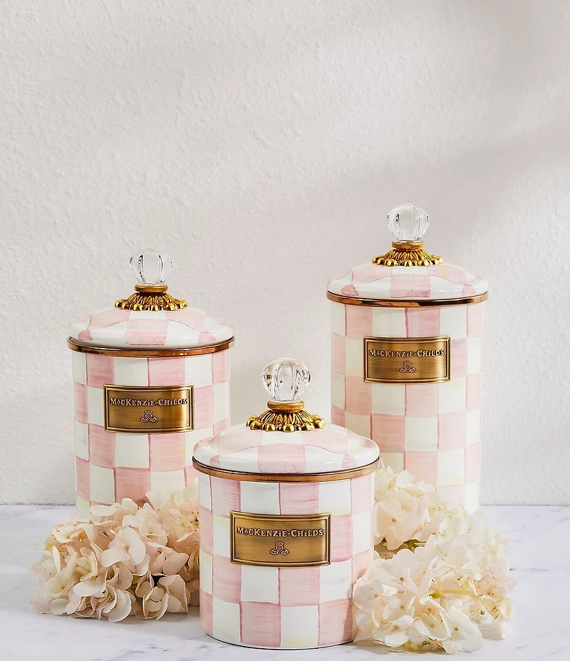 MacKenzie-Childs Check Canister