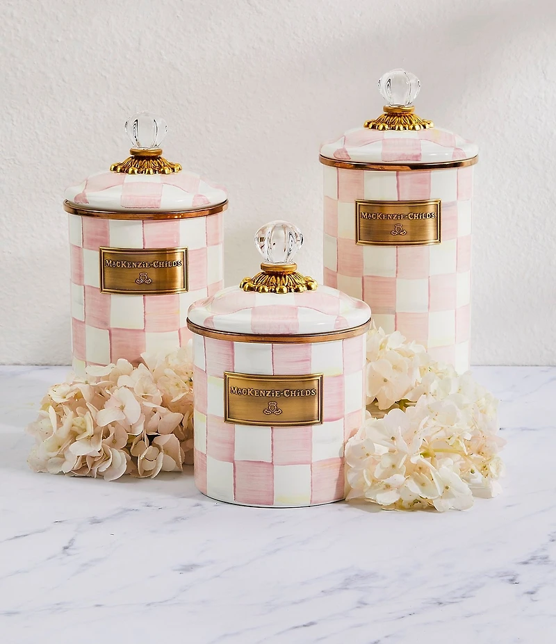 MacKenzie-Childs Check Canister