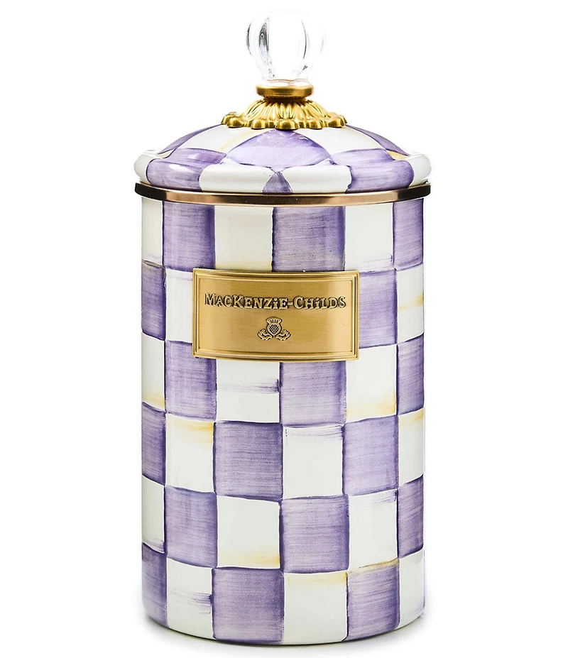 MacKenzie-Childs Check Canister