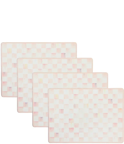 MacKenzie-Childs Check Cork Back Placemats, Set of 4