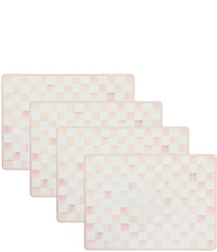 MacKenzie-Childs Check Cork Back Placemats, Set of 4
