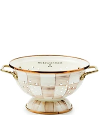 MacKenzie-Childs Check Enamel Colander