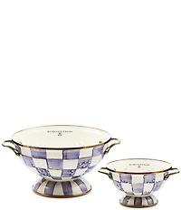 MacKenzie-Childs Check Enamel Colander