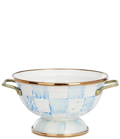 MacKenzie-Childs Check Enamel Colander