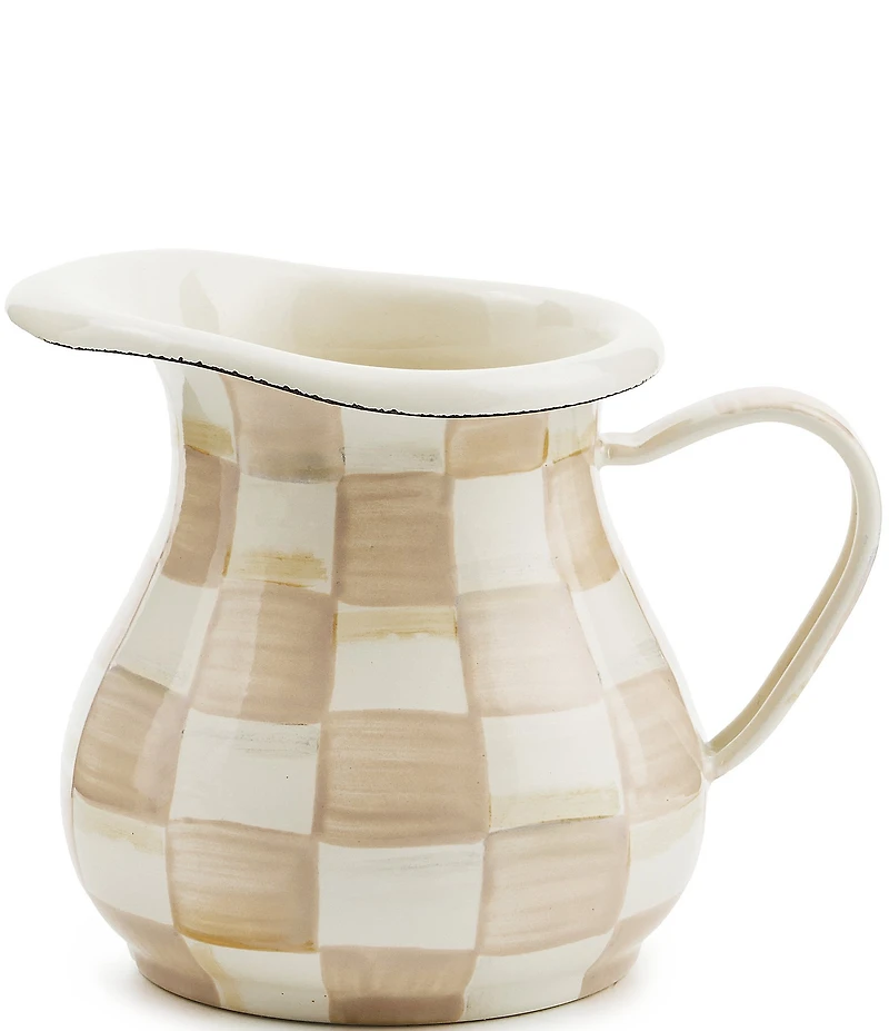 MacKenzie-Childs Check Enamel Creamer