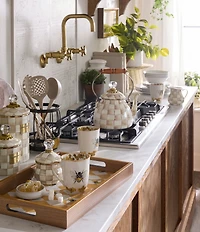 MacKenzie-Childs Check Enamel Creamer