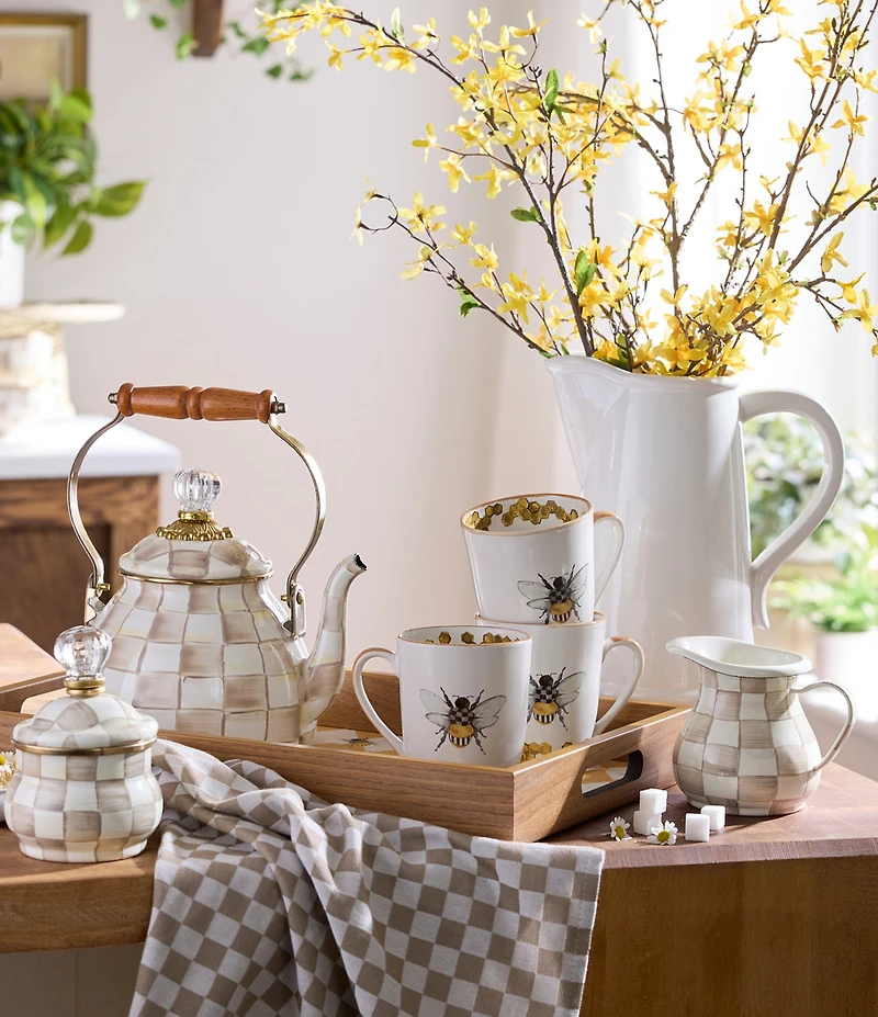 MacKenzie-Childs Check Enamel Creamer