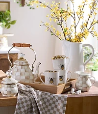 MacKenzie-Childs Check Enamel Creamer