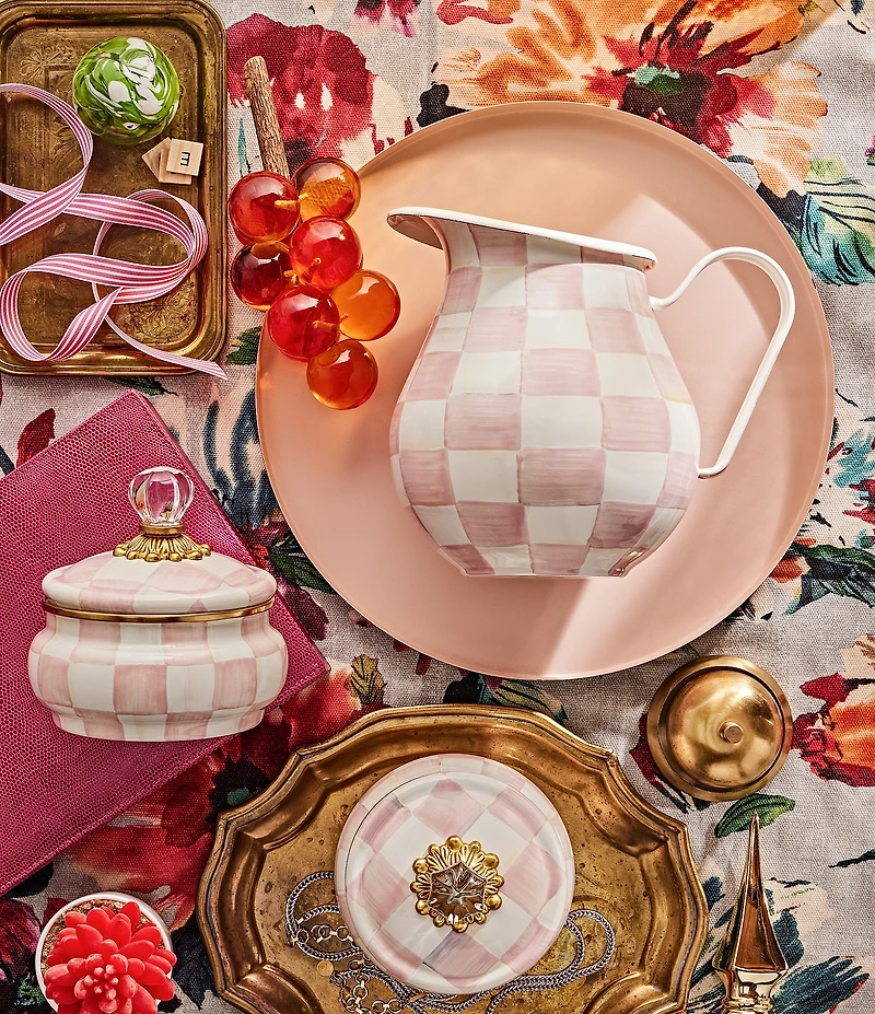 MacKenzie-Childs Check Enamel Creamer