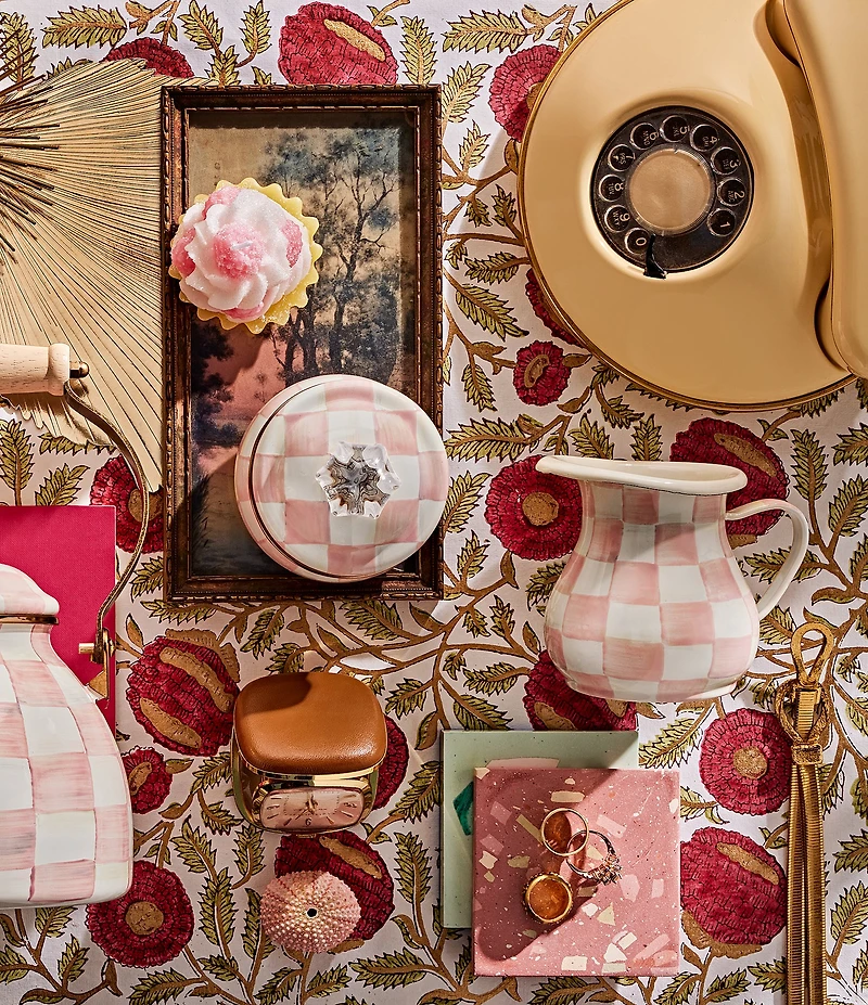 MacKenzie-Childs Check Enamel Creamer