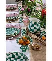 MacKenzie-Childs Check Enamel Creamer