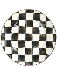 MacKenzie-Childs Check Enamel Dinner Plate
