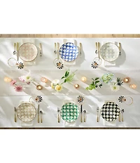 MacKenzie-Childs Check Enamel Dinner Plate