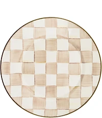 MacKenzie-Childs Check Enamel Dinner Plate