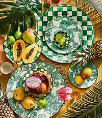 MacKenzie-Childs Check Enamel Dinner Plate