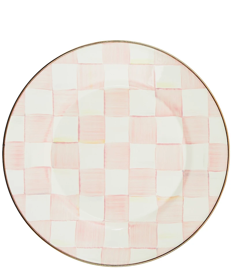 MacKenzie-Childs Check Enamel Dinner Plate