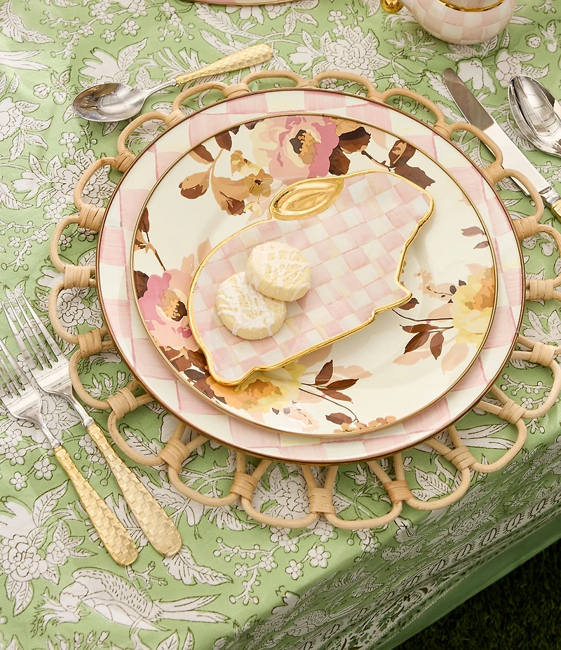 MacKenzie-Childs Check Enamel Dinner Plate