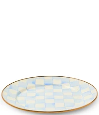 MacKenzie-Childs Check Enamel Dinner Plate