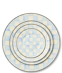 MacKenzie-Childs Check Enamel Dinner Plate
